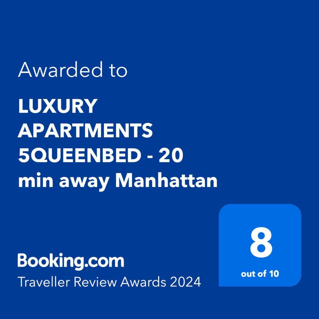 Luxury Apartments 5Queenbed - 20 Min Away Manhattan Джърси Сити Екстериор снимка